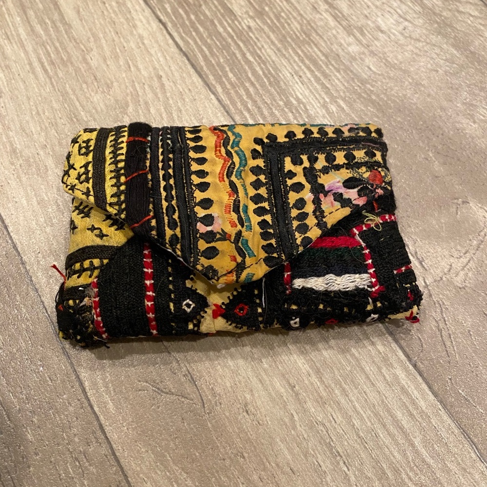 Linen card holder from anthropologie